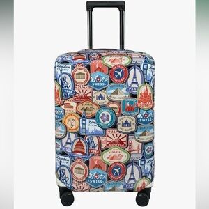 NWOT Explore Land Travel Luggage Cover Suitcase Protector Fits 23-26 Inch Case